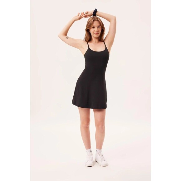 girlfriend collective Dresses & Skirts - New Girlfriend Collective Womens Float Juliet Strappy Active Dress Black Small
